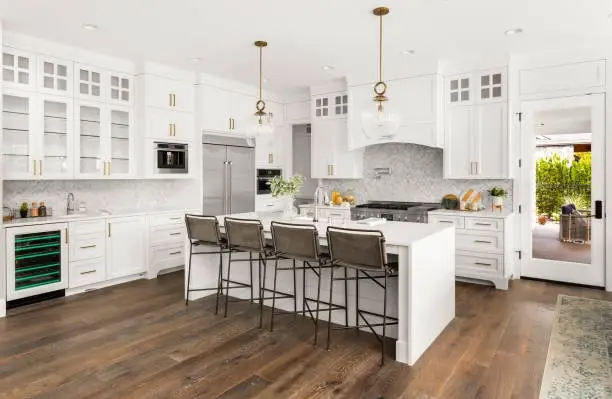 white walled kitchen and table -how long does a kitchen remodel take